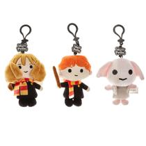 Conjunto de chaveiros de pelúcia, figuras laváveis de Harry Potter, PMI