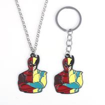 Conjunto de chaveiros Deadpool e Wolverine Fusion Deadpool 3 Conjunto de chaveiros Deadpool e Wolverine Fusion Deadpool 3