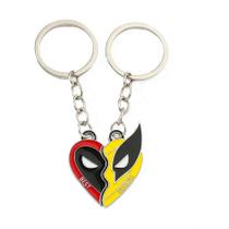 Conjunto de chaveiros Deadpool Wolverine BFF