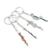 Conjunto de chaveiros Demon Slayer Iguro Obanai e Tanjiro Kamado