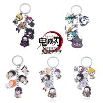 Conjunto de chaveiros Demon Slayer Tanjiro Nezuko Zenitsu Inosuke