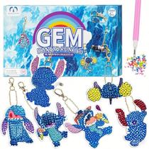 Conjunto de chaveiros Diamond Art MATHARAGO DIY Painting Kids 6-12 Conjunto de chaveiros Diamond Art MATHARAGO DIY Painting Kids 6-12