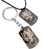 Conjunto de chaveiros e colares Final Fantasy Wolf Ring Conjunto de chaveiros e colares Final Fantasy Wolf Ring