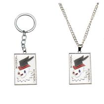 Conjunto de chaveiros e colares HUNTER HUNTER Hisoka Joker Conjunto de chaveiros e colares HUNTER HUNTER Hisoka Joker