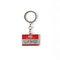 Conjunto de chaveiros e colares Slim Shady HI My Name Is