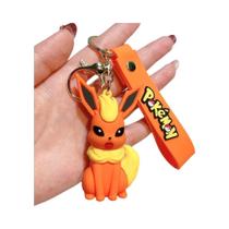 Conjunto De Chaveiros Eevee Family Evolution Pokémon PVC Com Clipe Pokéball Adorável Para Crianças