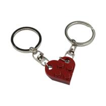 Conjunto De Chaveiros Em Formato De Coração Para Casal, Design Combinando, Presente De Dia Dos