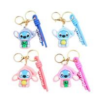 Conjunto De Chaveiros Lilo & Stitch Rosa Fofo Para Mulheres E Meninas, Presente De Aniversário, Conjunto De Chaveiros Lilo & Stitch Rosa Fofo Para Mulheres E Meninas, Presente De Aniversário,