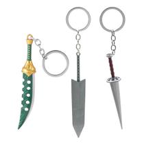 Conjunto de chaveiros Metal Meliodas Lostvayne Sword Anime