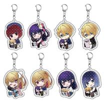 Conjunto de chaveiros Oshi no Ko Ai Ruby Aqua Acrylic Conjunto de chaveiros Oshi no Ko Ai Ruby Aqua Acrylic