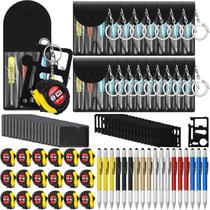 Conjunto de chaveiros Saysurey, 72 peças, mini chave de fenda, multiferramenta