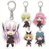 Conjunto de chaveiros Slave of the Magic Capital Yuki, Kyoka & Zuzu