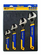 Conjunto de chaves ajustáveis IRWIN VISE-GRIP de 4 peças SAE/MM Conjunto de chaves ajustáveis IRWIN VISE-GRIP de 4 peças SAE/MM