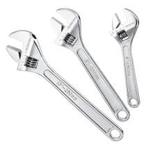 Conjunto de chaves ajustáveis WORKPRO em aço carbono forjado 6/8/10 polegadas