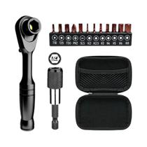 Conjunto De Chaves Allen 22 Em 1 Com Chave De Torque E Chave De Catraca De 1/4 De Polegada,