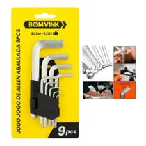 Conjunto de chaves allen 9 pcs bomvink bom-3201