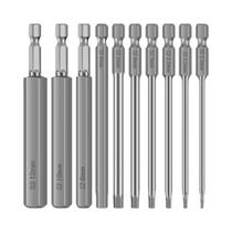 Conjunto De Chaves Allen Elétricas Com Ponta Hexagonal De 1/4”, 20/10 Peças Para Montagem De Bits De