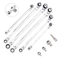 Conjunto de chaves BULLTOOLS Flex-Head Ratcheting 8 mm - 19 mm, 6 peças