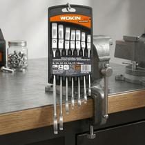Conjunto De Chaves Combinada com Catraca - Articulada - 7 Peças Wokin Tools Conjunto De Chaves Combinada com Catraca - Articulada - 7 Peças Wokin Tools