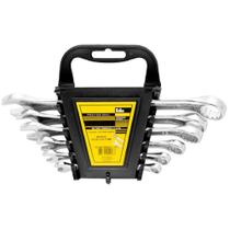 Conjunto de Chaves Combinadas 6-17mm com Bandeja Plástica - 8QJ - EDA