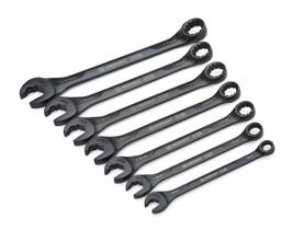 Conjunto de chaves Crescent X6 Black Oxide Spline Ratcheting 7 unidades