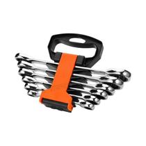 Conjunto De Chaves De Boca Dupla Cr-V De Alta Resistência Com Organizador De Rack, Conjunto De Conjunto De Chaves De Boca Dupla Cr-V De Alta Resistência Com Organizador De Rack, Conjunto De