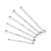 Conjunto De Chaves De Boca Métricas CRV Extra Longas Com 6 Peças De 8mm a 19mm, Chave De Aviação