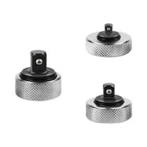 Conjunto De Chaves De Catraca Ajustáveis 3 Peças 1/2 3/8 1/4 Polegada Em Liga De Alumínio Portátil