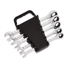 Conjunto de chaves de catraca Amazon Basics Metric de 5 peças Conjunto de chaves de catraca Amazon Basics Metric de 5 peças