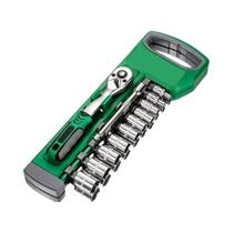 Conjunto De Chaves De Catraca De 1/4 E 3/8 Polegadas Com 72 Dentes Para Reparos Automotivos