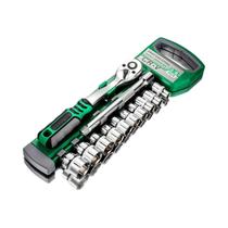 Conjunto De Chaves De Catraca De 72 Dentes De 1/4 a 1/2 Polegada, 12 Peças, Ferramentas Manuais