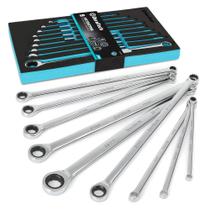 Conjunto de chaves de catraca DURATECH Extra Long, 9 peças, métrico