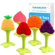 Conjunto de chaves de dentição infantil Tinabless Teething Toys (pacote com 5) Conjunto de chaves de dentição infantil Tinabless Teething Toys (pacote com 5)
