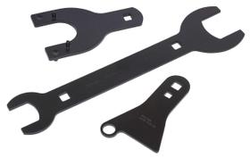 Conjunto de chaves de embreagem de ventilador Lisle 43600 Universal 36mm-47mm Conjunto de chaves de embreagem de ventilador Lisle 43600 Universal 36mm-47mm
