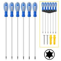 Conjunto de chaves de fenda Amartisan Extra Long Torx 6 peças T10 - T30