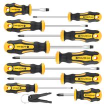 Conjunto de chaves de fenda Amatisan Magnetic Cushion Grip de 10 peças Conjunto de chaves de fenda Amatisan Magnetic Cushion Grip de 10 peças