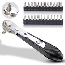 Conjunto de chaves de fenda com chave de catraca GreatAlent 25 em 1 S2 Steel