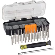 Conjunto de chaves de fenda de precisão Klein Tools 32717 com 39 bits Conjunto de chaves de fenda de precisão Klein Tools 32717 com 39 bits