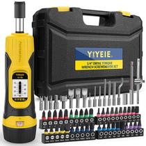 Conjunto de chaves de fenda de torque YIYEIE 60 unidades de 0,5-8 Nm com estojo