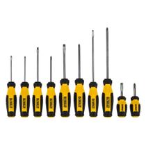Conjunto de Chaves de Fenda DEWALT Fixed Bar (10 Unidades) - DWHT65201