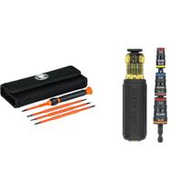Conjunto de chaves de fenda e soquete Impact Flip Klein Tools 8 em 1