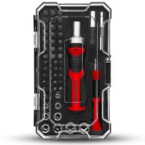 Conjunto de chaves de fenda ironcube Multi Ratcheting 56 em 1 com estojo Conjunto de chaves de fenda ironcube Multi Ratcheting 56 em 1 com estojo