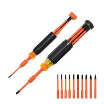 Conjunto de Chaves de Fenda Isoladas Klein Tools 32310INS 10 em 2 1000V Conjunto de Chaves de Fenda Isoladas Klein Tools 32310INS 10 em 2 1000V