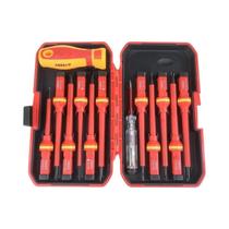 Conjunto De Chaves De Fenda Isoladas VDE 1000V 13 Peças Magnéticas Com Pontas Slotted, Phillips, Conjunto De Chaves De Fenda Isoladas VDE 1000V 13 Peças Magnéticas Com Pontas Slotted, Phillips,