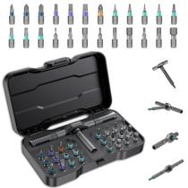 Conjunto de chaves de fenda JUSTHERE 24 em 1 magnético com alça removível