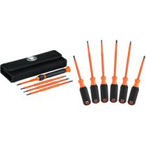Conjunto de chaves de fenda Klein Tools 1000V isolado de 8 peças com brocas Conjunto de chaves de fenda Klein Tools 1000V isolado de 8 peças com brocas