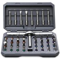 Conjunto De Chaves De Fenda Magnéticas 24 Em 1 Compacto E Portátil Com Cabo De Alta Torque Conjunto De Chaves De Fenda Magnéticas 24 Em 1 Compacto E Portátil Com Cabo De Alta Torque