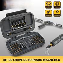 Conjunto De Chaves De Fenda Magnéticas 46 Em 1 Com Bits E Estojo De Armazenamento, Kit De