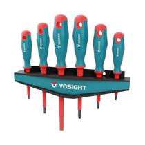 Conjunto De Chaves De Fenda Magnéticas 6PCS 3 Phillips 3 Fenda Em Aço CRV Isoladas Para Eletricista