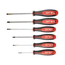 Conjunto De Chaves De Fenda Milwaukee De Alto Torque 6 Peças Com Cabo Confortável Acessórios De